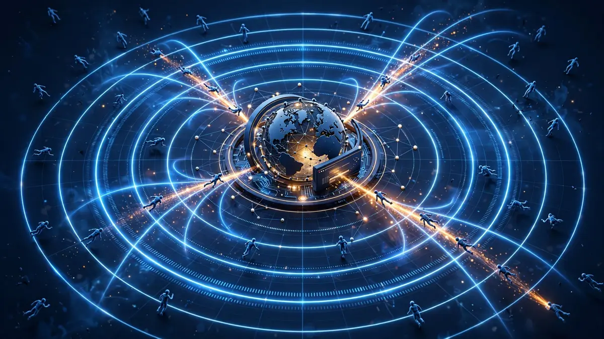 Retargeting ads strategy bringing visitors back illustration