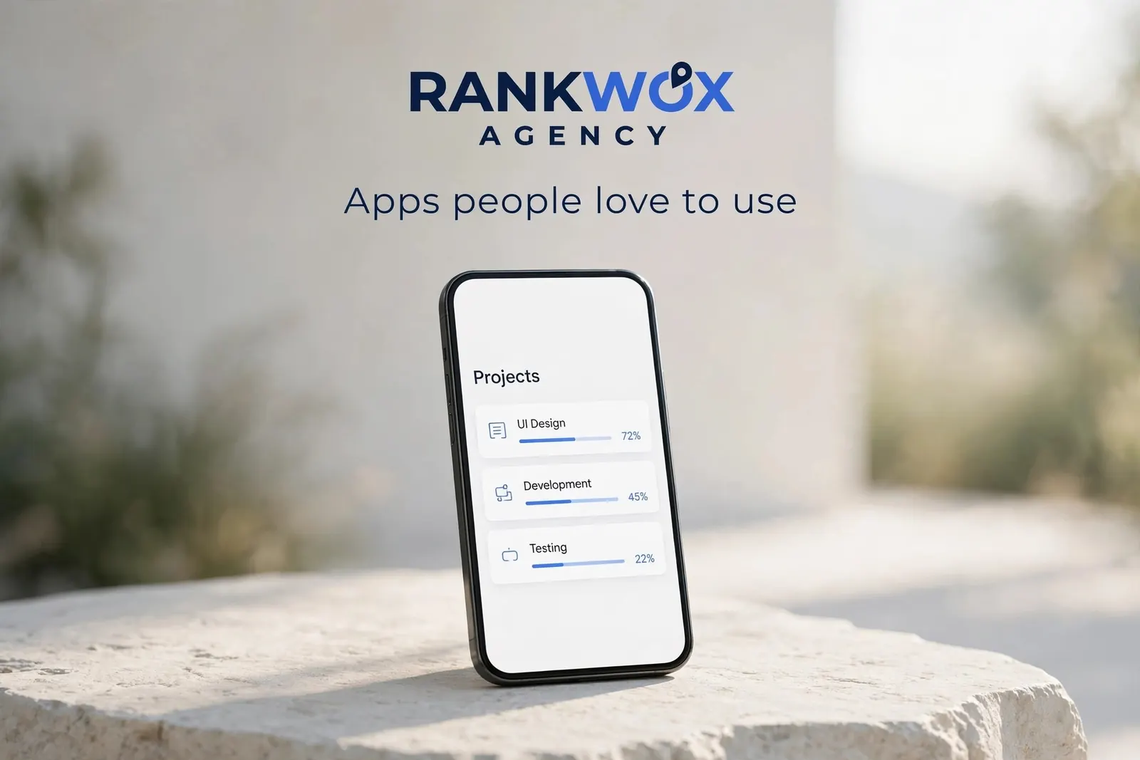 Mobile App Development by Rankwox