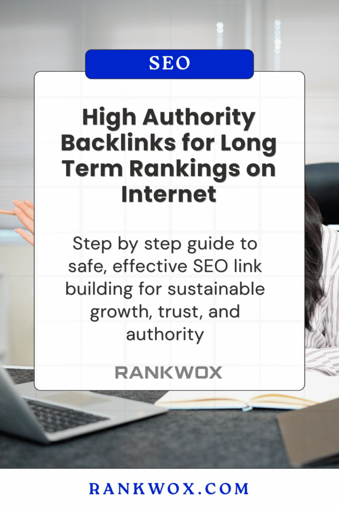 High Authority Backlinks Long Term Rankings on Internet